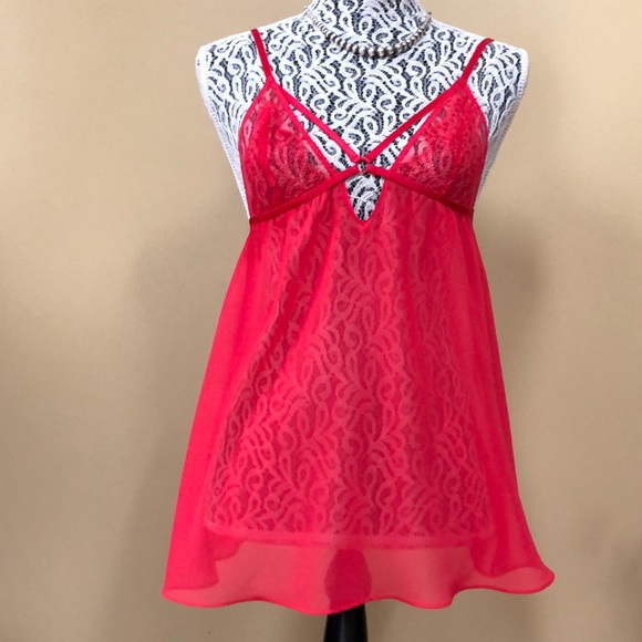 Victoria's Secret Chantilly Babydoll Lace mesh top - Picture 1 of 7